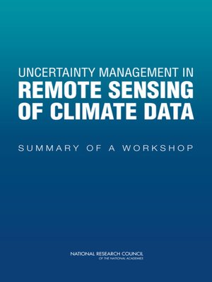 cover image of Uncertainty Management in Remote Sensing of Climate Data